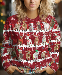 Goats Gone Wild Christmas Sweater