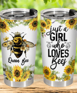 Sunflower and Bee Tumbler